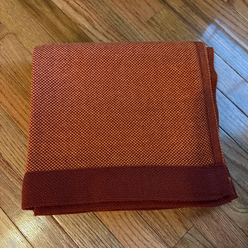 NWOT IKEA HENRIKA Oversized Throw Blanket Orange